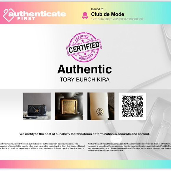 💰SOLD - 154704 - Tory Burch Kira Diamond Quilt Convertible Shoulder Bag - Picture 15 of 15